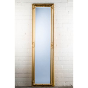 Cheshire Cheval Mirror in Gold