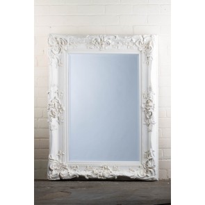 Georgian Range Ornate White Mirror