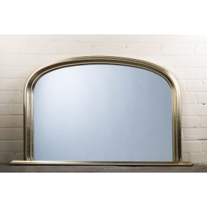 Silver Over Mantle Mirror